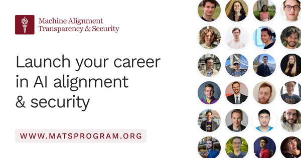 MATS AI Alignment Research 2026 – Funded