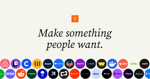 Y Combinator — Fall 2026 — $500,000 Funding
